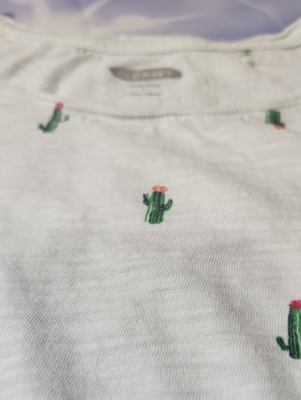 Old Navy Mint Green Tank Top W/ Cactus🌵🌵💓🌵🌵 - Picture 3 of 8
